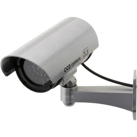 Caméra De Surveillance Factice Avec LED Int/ext - Otio 1 Caméra De Surveillance Factice Avec LED Int/ext - Otio