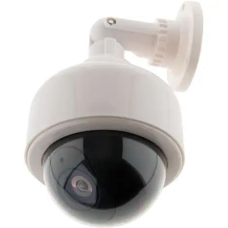 Caméra De Surveillance Extérieure Factice Avec LED - Otio 1 Caméra De Surveillance Extérieure Factice Avec LED - Otio