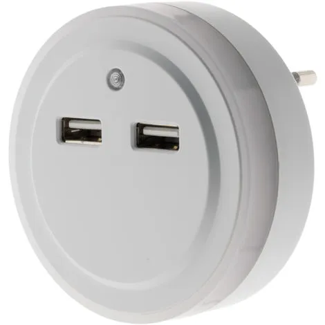 Veilleuse LED Automatique Avec 2 Ports USB - Otio 3 Veilleuse LED Automatique Avec 2 Ports USB - Otio – Image 3