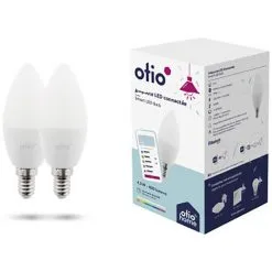 Pack De 2 Ampoules LED Connectées Bluetooth E14 4.5W - Otio