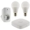 Pack De Démarrage Maison Connectée OtioHome (2 Ampoules, 1 Prise Et 1 Box)