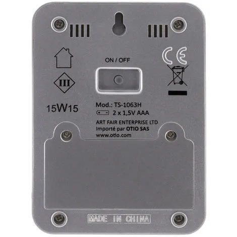 Thermomètre / Hygromètre Int Bluetooth 4.0 - Otio 3 Thermomètre / Hygromètre Int Bluetooth 4.0 - Otio – Image 3