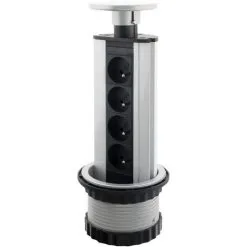 Bloc Multiprise Encastrable 4 Prises 16A 2P+T - Otio -OTIO Soldes Boutique 1957534 4