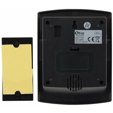 Carillon Sans Fil Décoratif CD-100 Noir - Otio 3 Carillon Sans Fil Décoratif CD-100 Noir - Otio – Image 3