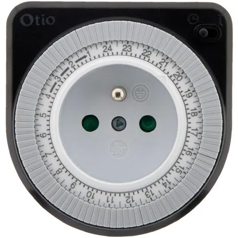 Programmateur Mécanique Noir - Otio 2 Programmateur Mécanique Noir - Otio – Image 2