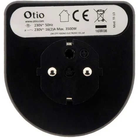 Programmateur Mécanique Noir - Otio 3 Programmateur Mécanique Noir - Otio – Image 3