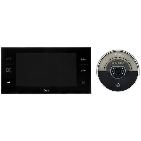 Portier Vidéo VisiHome Avec Mémoire Interne - 2 Fils - Otio 2 Portier Vidéo VisiHome Avec Mémoire Interne - 2 Fils - Otio – Image 2