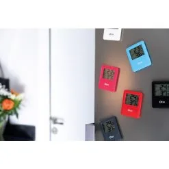 Thermomètre / Hygromètre Intérieur Magnétique - Noir - Otio -OTIO Soldes Boutique 2010699 5