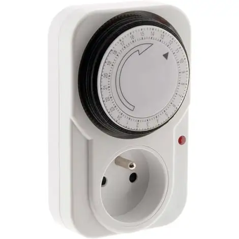 Programmateur - Journalier Mécanique Inter. Voyant - 3500 W - Otio 1 Programmateur - Journalier Mécanique Inter. Voyant - 3500 W - Otio