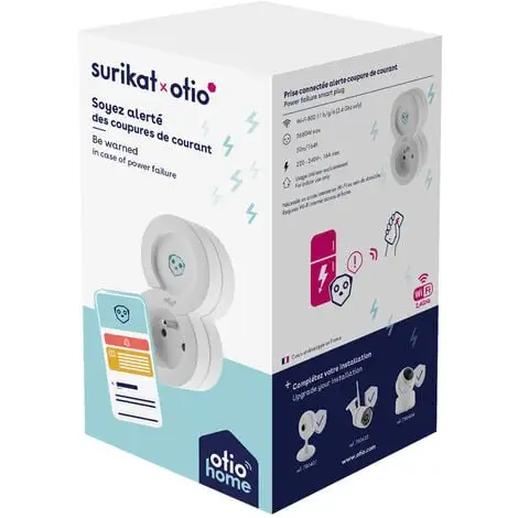 Détecteur De Coupure électrique Connecté Surikat - Otio 1 Détecteur De Coupure électrique Connecté Surikat - Otio