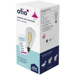 Ampoule Connectée WIFI Filament LED Design E27 7W - Otio