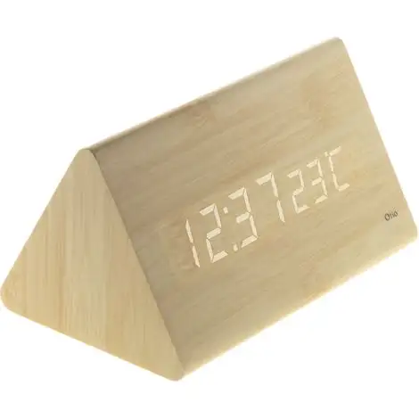 Thermomètre Prisme Finition Effet Pin Naturel - Otio 1 Thermomètre Prisme Finition Effet Pin Naturel - Otio