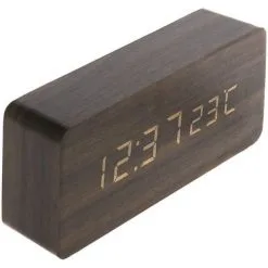 Thermomètre Lingot Finition Effet Chêne - Otio