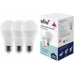 Pack De 3 Ampoules Connectées WIFI LED E27 RGB - OtioHome