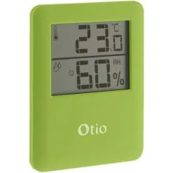Thermomètre / Hygromètre Intérieur Magnétique - Vert - Otio