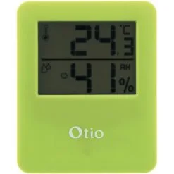 Thermomètre / Hygromètre Intérieur Magnétique - Vert - Otio -OTIO Soldes Boutique 3523167 3
