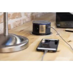 Bloc Multiprise Encastrable Compact LED 3 Prises 16A 2P+T & 2x USB - Finition Inox - Otio 8 Bloc Multiprise Encastrable Compact LED 3 Prises 16A 2P+T & 2x USB - Finition Inox - Otio -OTIO Soldes Boutique 3642312 4