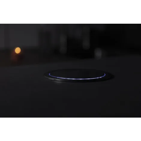 Bloc Multiprise Encastrable Compact LED 3 Prises 16A 2P+T & 2x USB - Finition Inox - Otio 5 Bloc Multiprise Encastrable Compact LED 3 Prises 16A 2P+T & 2x USB - Finition Inox - Otio – Image 5