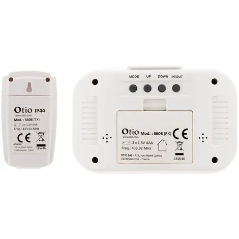 Station Météo Avec Capteur Sans Fil - Otio 3 Station Météo Avec Capteur Sans Fil - Otio – Image 3
