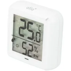 Thermomètre - Hygromètre Intérieur Blanc à Piles - Otio -OTIO Soldes Boutique 41310007 3