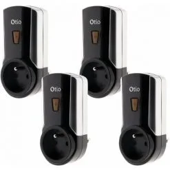 Lot De 4 Prises Télécommandées Avec Variateur PTV-8007 - Eclairages - Otio