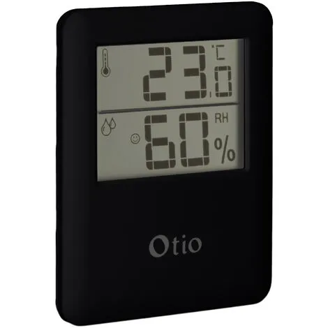 OTIO THERMOHYGRO MAGNETIQUE NOIR 1 OTIO THERMOHYGRO MAGNETIQUE NOIR