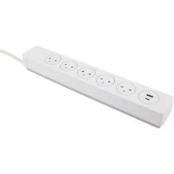 Bloc Multiprise Parafoudre Mantea 5 Prises EasyEject Et 2 Chargeurs USB - OTIO -OTIO Soldes Boutique 64144729 3