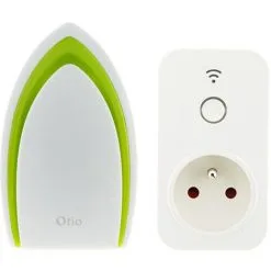 Pack Multicapteur Connecté 5 En 1 Avec Prise Wifi- Température, Humidité, Bruit, Luminosité Et Qualité De L'air - Otio