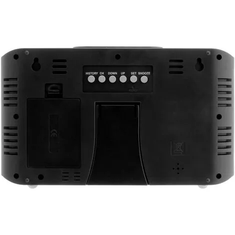 Station Météo Effet Bois Avec Capteur Sans Fil (IP44) - Otio 3 Station Météo Effet Bois Avec Capteur Sans Fil (IP44) - Otio – Image 3