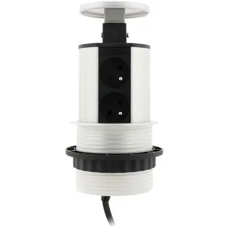 Bloc Cuisine Escamotable Ø100mm 4 Prises - Otio 2 Bloc Cuisine Escamotable Ø100mm 4 Prises - Otio – Image 2