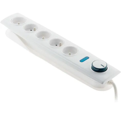 Bloc Multiprise Parafoudre 5 Prises Avec Interrupteur - Otio 3 Bloc Multiprise Parafoudre 5 Prises Avec Interrupteur - Otio – Image 3