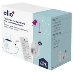 Lot De 3 Prises Connectées Avec Télécommande 16 Canaux - Otio