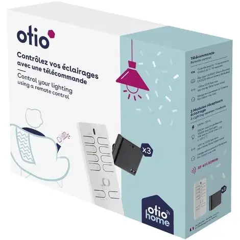 Pack éclairage Connecté Avec Télécommande Et 3 Modules éclairage - Otio 1 Pack éclairage Connecté Avec Télécommande Et 3 Modules éclairage - Otio
