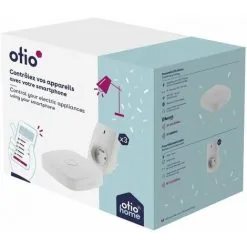 Lot De 3 Prises Connectées Avec Passerelle WIFI - Otio