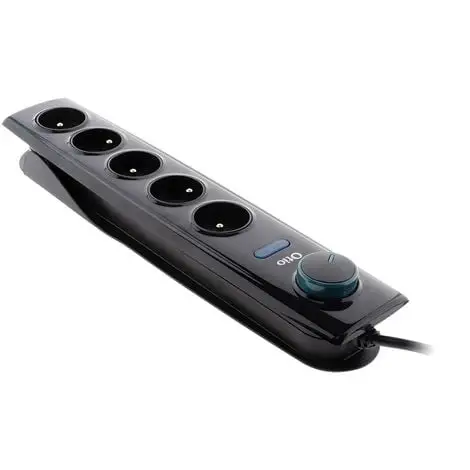 Bloc Multiprise Parafoudre 5 Prises Avec Interrupteur - Noir - Otio 3 Bloc Multiprise Parafoudre 5 Prises Avec Interrupteur - Noir - Otio – Image 3